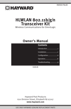 HLWLAN 802.11b/g/n Transceiver Kit