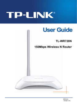 TL-WR720N 150Mbps Wireless N Router - TP-LINK