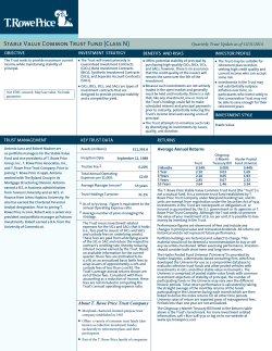 Stable Value Common Trust Fund (Class N)