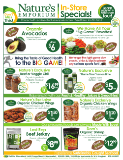 to View Our In-Store Specials