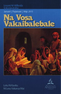 NA KACI NI VUKU - A Voice in the Wilderness