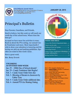 Principal's Bulletin - Saint Philip School