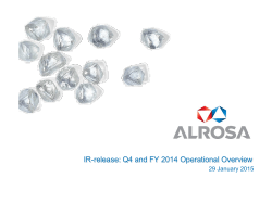 ALROSA Operational overview
