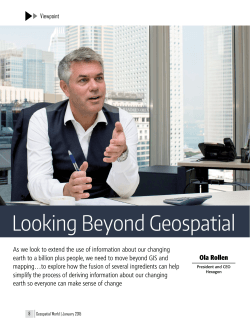 Looking Beyond Geospatial