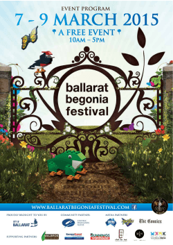 ht Cinema - Ballarat Begonia Festival