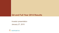 Q4 and Full Year 2014 Results