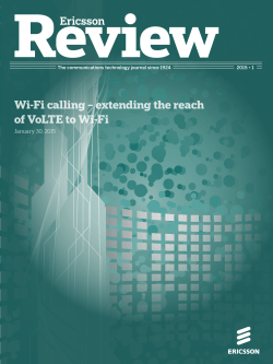 Wi-Fi calling – extending the reach of VoLTE to Wi-Fi