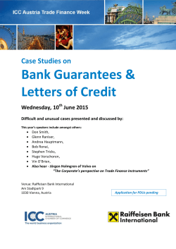 Case Studies on Letters of Credit and Bank Guarantees