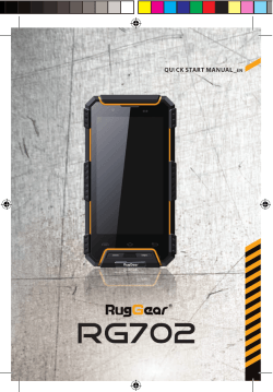 RG702 User Guide - Rugged Mobile Phones