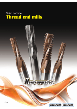 Thread end mills