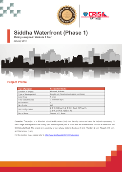 Siddha Waterfront (Phase 1)
