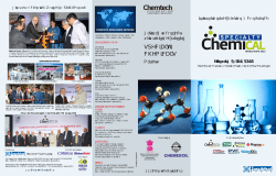 Brochure on Specialty Chemical Expo 2015