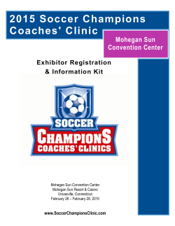 2015 Soccer Champions Coaches' Clinic