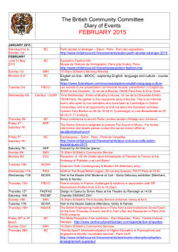 BCC Diary - British in France