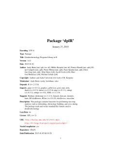 Package 'dplR' - The Comprehensive R Archive Network