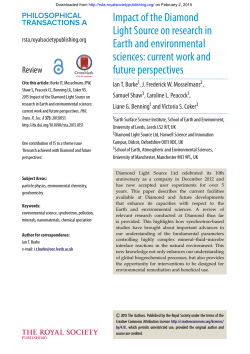 current work and future perspectives
