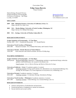 Felipe Sousa Barreto - Home Research Publications CV