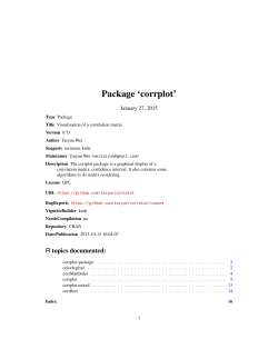 Package 'corrplot'