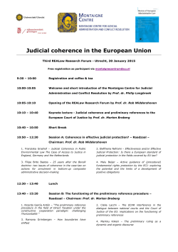 Judicial coherence in the European Union