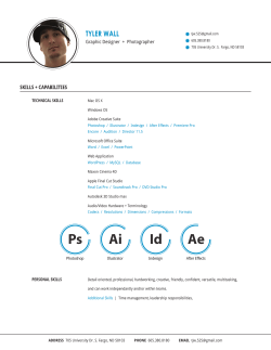 Digital Resume - Wall Media Group LLC.