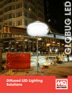 GloBug LED Lighting Sales Brochure