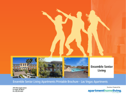 Ensemble Senior Living Apartments Printable Brochure