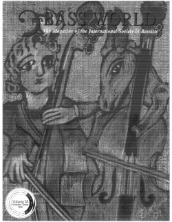 BASS WORLD - Volume 33, Number Three, 2010