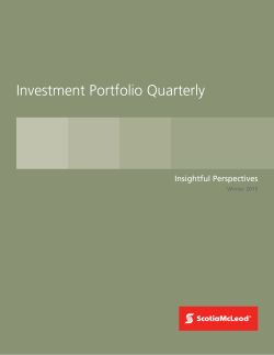Investment Portfolio Quarterly