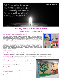 read more - Rushey Mead School