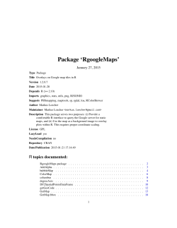 Package 'RgoogleMaps'