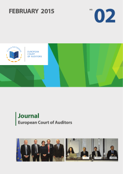 FEBRUARY 2015 Journal - European Court of Auditors