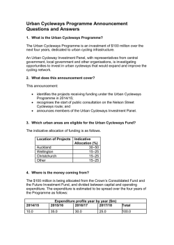 Read questions and answers about the 2014/15 projects [PDF, 151