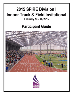 2015 SPIRE Division I Indoor Track & Field