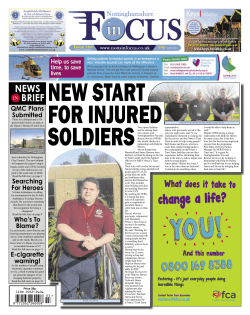 Read this issue online - Nottinghamshire in Focus