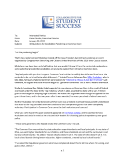 p. 1 To: Interested Parties From: Karen Nussle, Executive Director