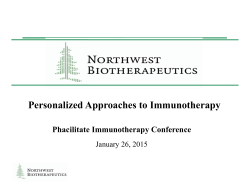 Personalized Approaches to Immunotherapy