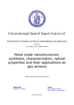 Università degli Studi di Napoli Federico II Metal oxide