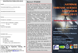 Untitled - Forensic Science Society of Malaysia