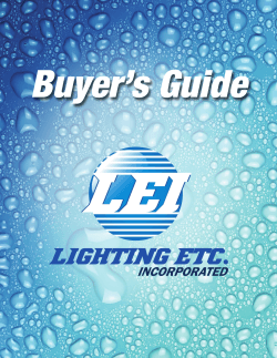LEI Buyers Guide - Lighting Etc., Inc.