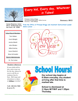 January 2015 - Sun Prairie Area School District