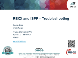 16605 - REXX and ISPF