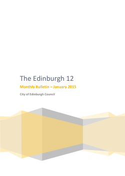 The Edinburgh 12 Bulletin