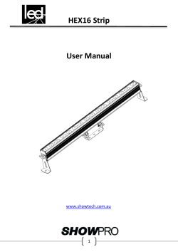 HEX16 Strip User Manual