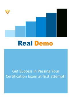 Get Success in Passing Your Certification Exam at first