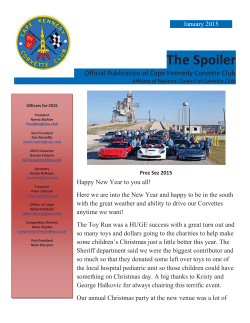The Spoiler - Cape Kennedy Corvette Club