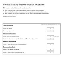 Service Manager Vertical Scaling Implementation