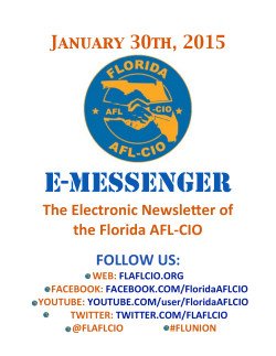 E-Messenger 1-30-15 - Florida AFL-CIO