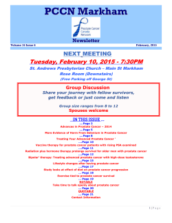 Newsletter - PCCN Markham
