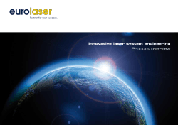 eurolaser - Innovative laser system engineering