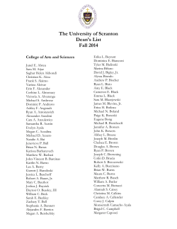 clicking here. - The University of Scranton